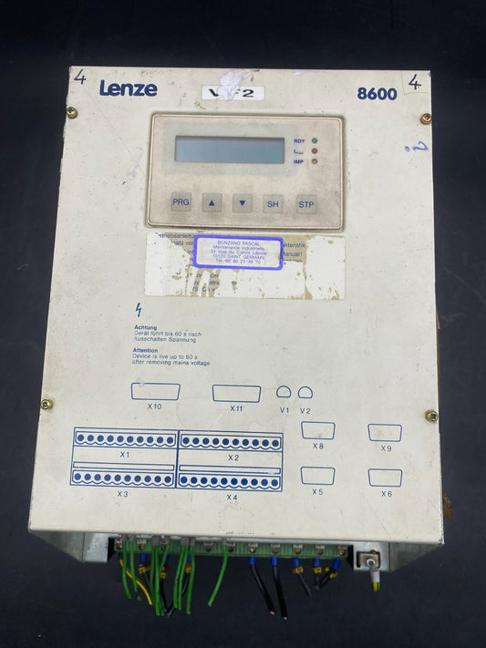 LENZE 8600 33.8602E.4A.60 400/460 V FREQUENCY INVERTER