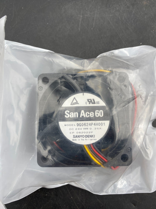 LOT OF 8 NEW SANYO DENKI SAN ACE 60 9G0624P4H001 AXIAL FAN - KLR Automation