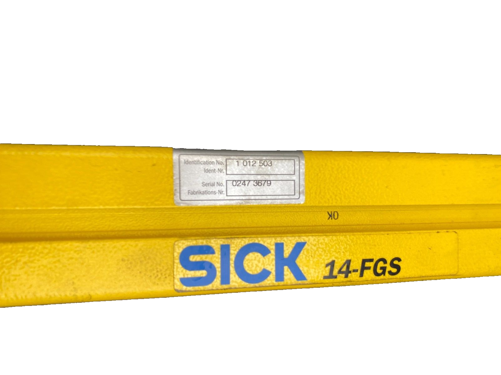 SICK 14-FGS FGSE450-11 1012503 LIGHT CURTAIN RECEIVER