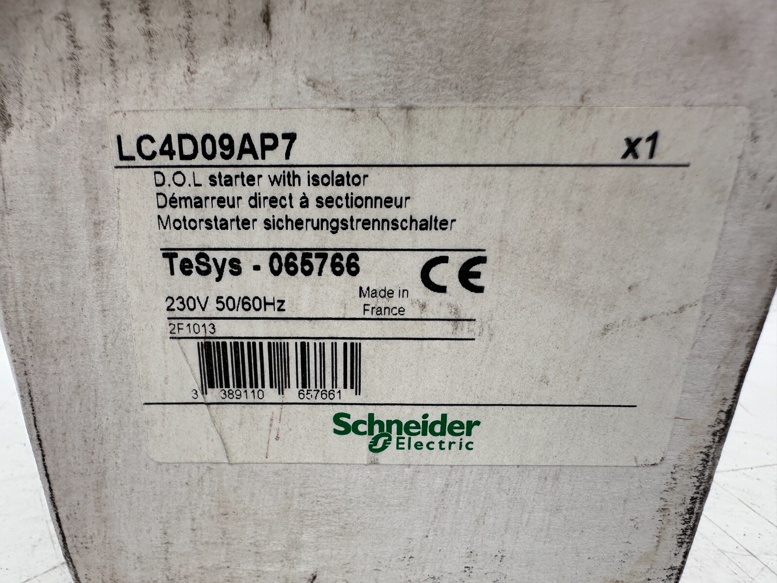 SCHNEIDER ELECTRIC LC4D09AP7 DEMARREUR DIRECT A SECTIONNEUR - KLR Automation