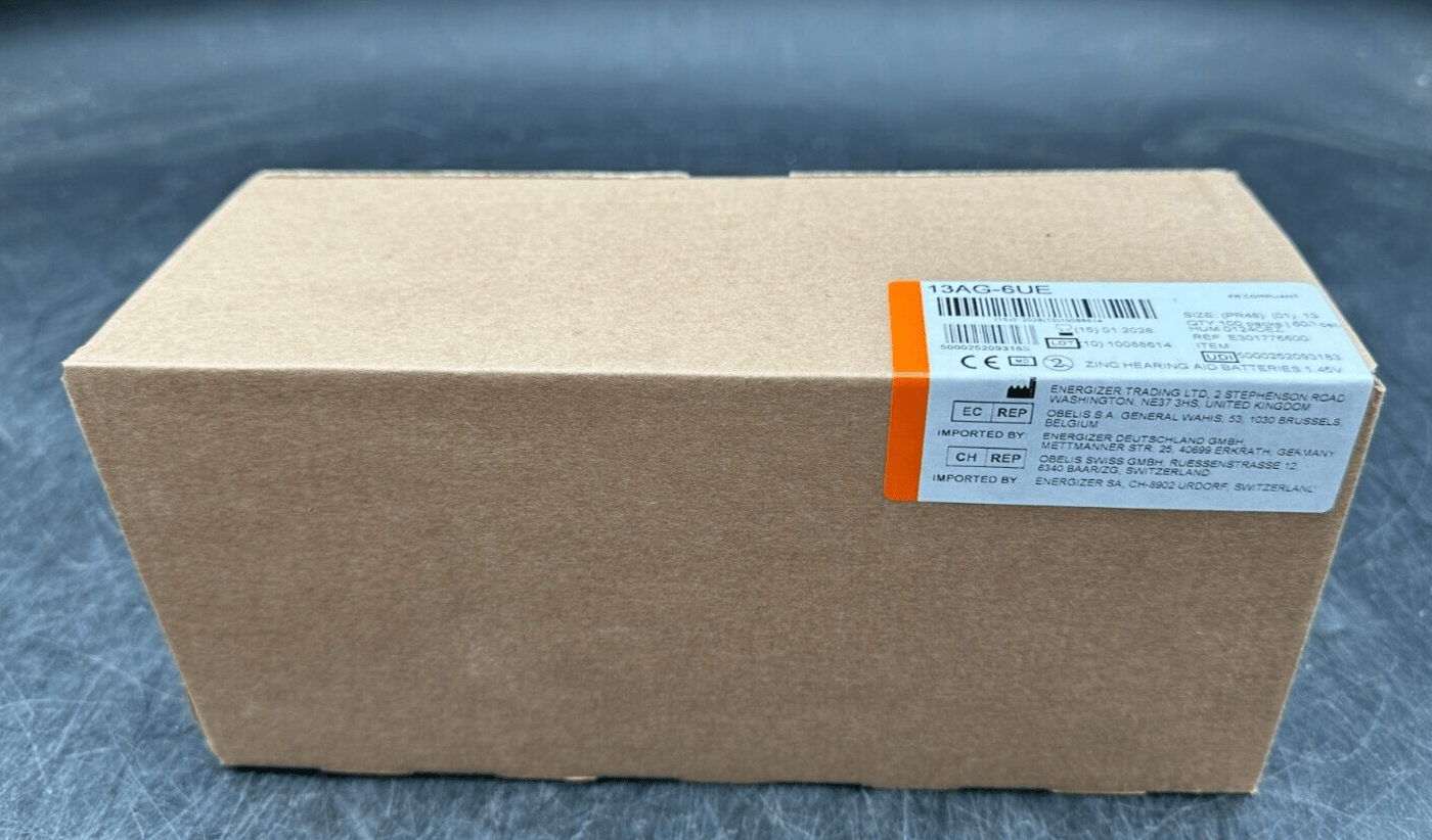 ULTIMA PLUS 13 PR48 U13A 1.45V 13AG - 6UE LOT DE 600 PILES APPAREILS AUDITIFS - KLR Automation