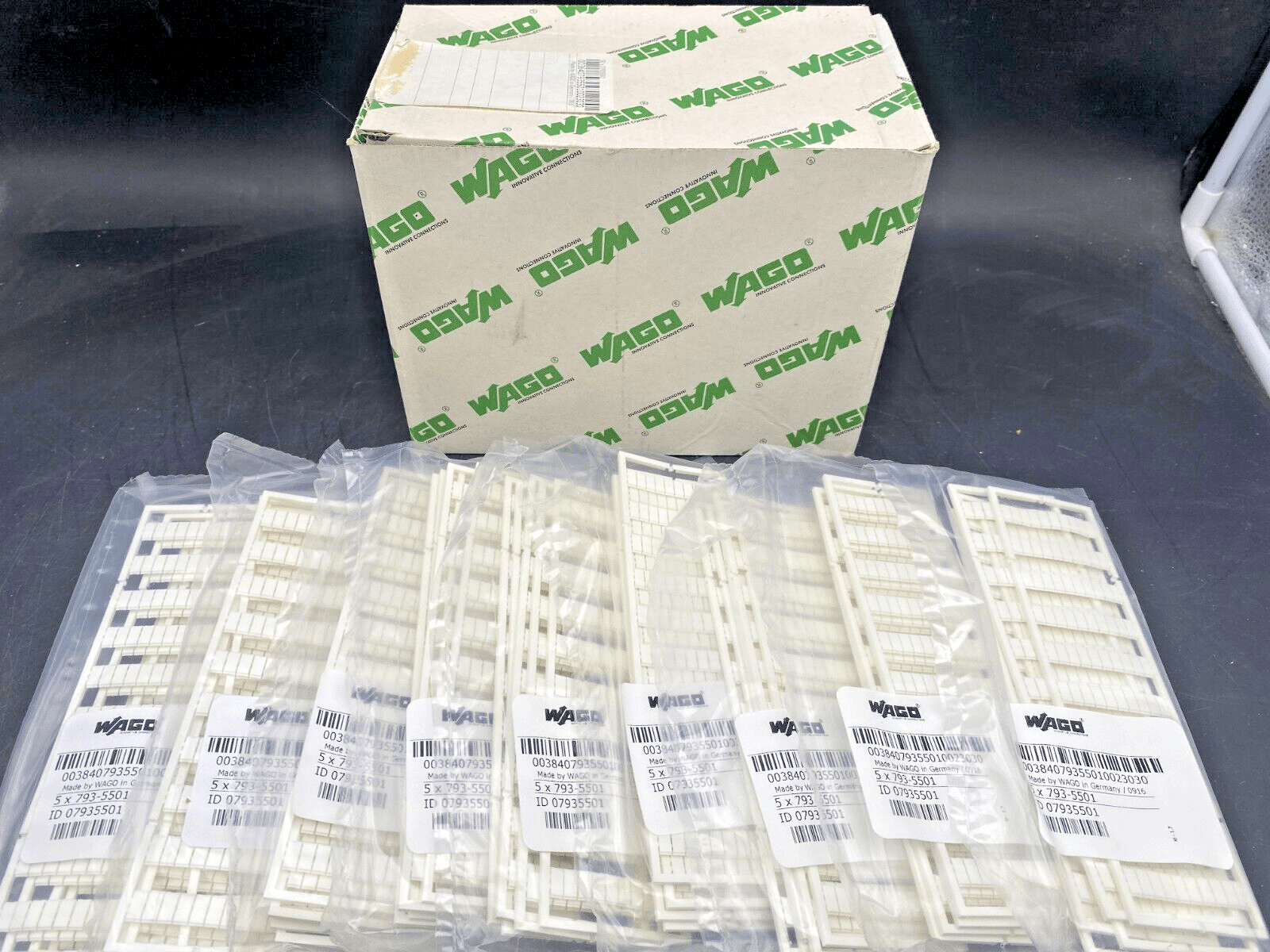 LOT DE 45 WAGO 793 - 5501 CARTE DE REPERAGE - KLR Automation