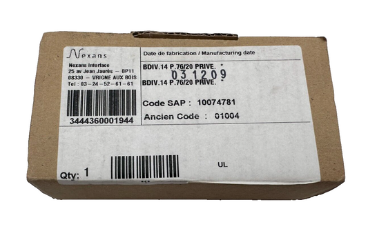 NEXANS BDIV.14 P 76/20 PRIVE 10074781