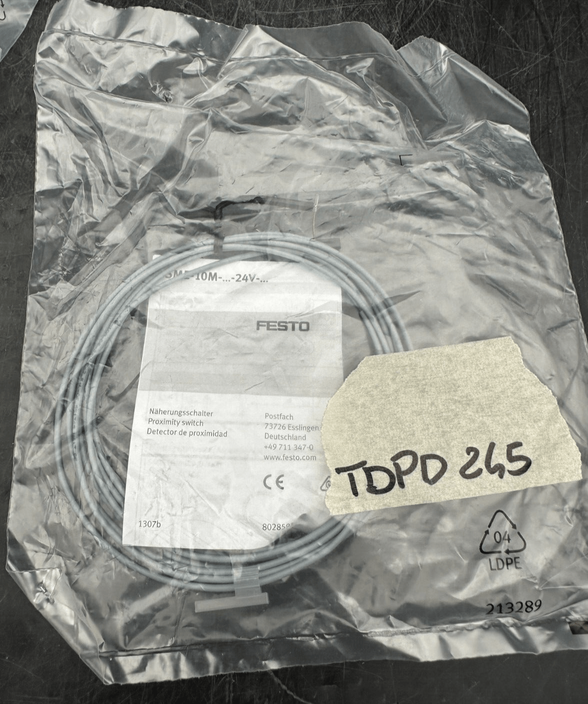 FESTO LOT DE 6 CAPTEURS DE PROXIMITE 574334 543862 543861 - KLR Automation