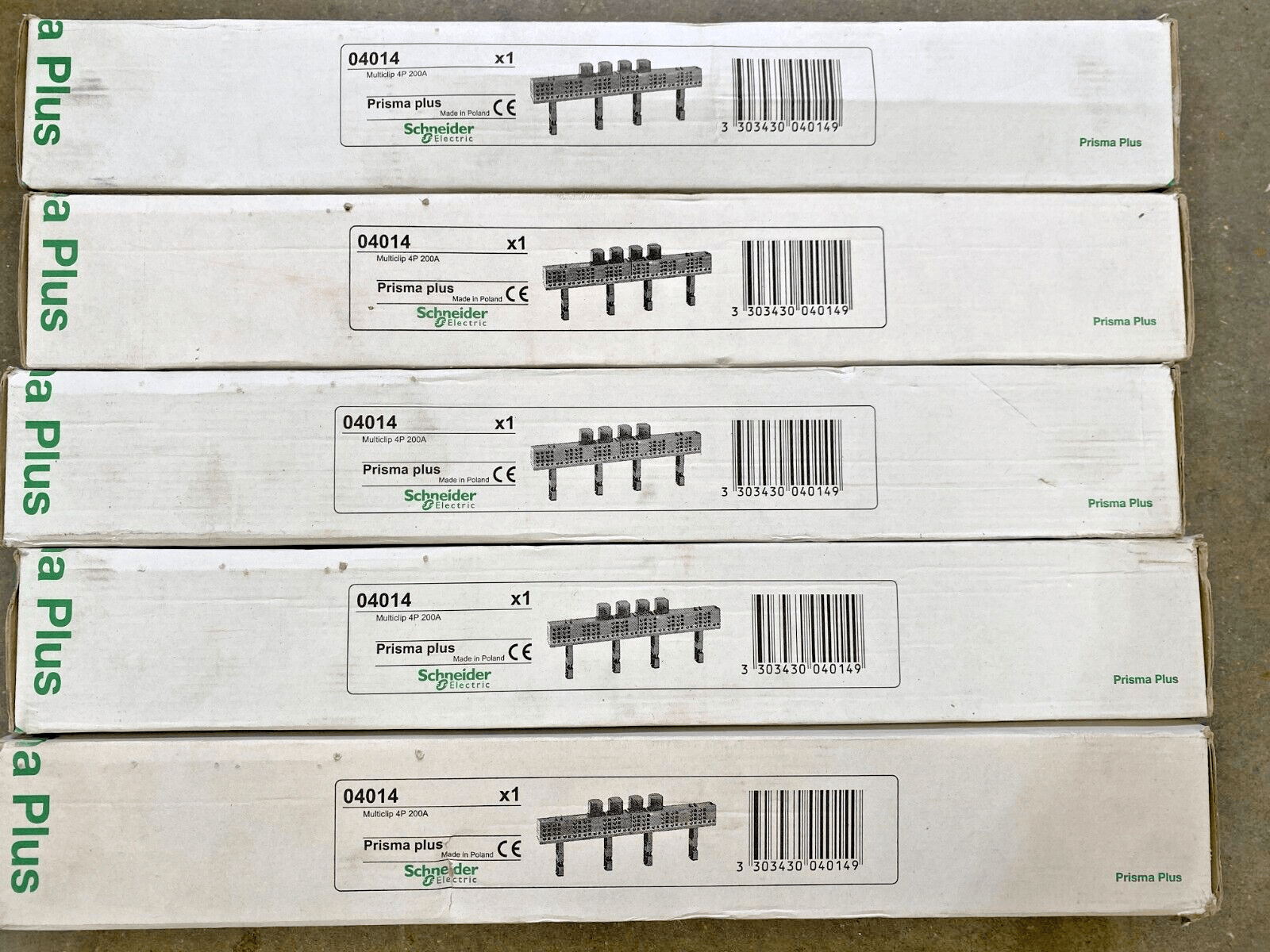 1pc x NEW SCHNEIDER ELECTRIC 04014 PRISMA PLUS MULTICLIP 4P 200A - KLR Automation