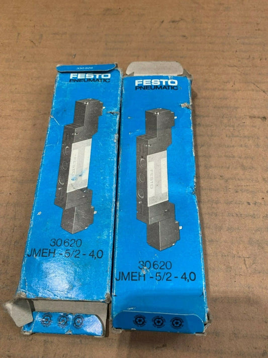 2 pc X NEW FESTO 30620 JMEH - 5/2 - 4.0 SOLENOID ACTUATED VALVE - KLR Automation