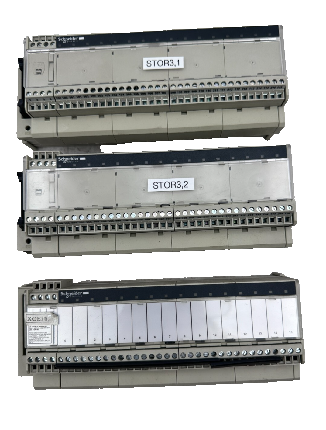 SCHNEIDER ELECTRIC ABE7-R16S210 PILOT DUTY B300 R150 x3pc