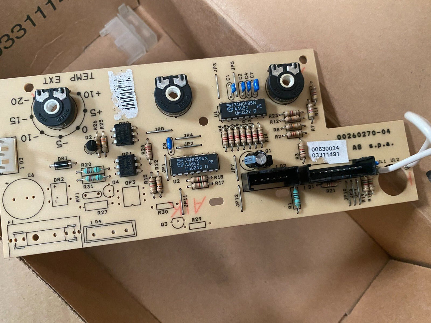 CARTE unical 95630034 DUA R/C/B 2000 - KLR Automation