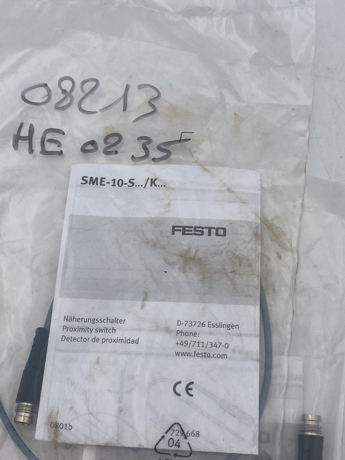 2pc x Festo SME Reed SME - 10 - S.../K.... Positionsdetektor - KLR Automation