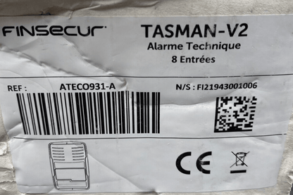FINSECUR TASMAN 4 - V2 ATECO931 - A ALARME TECHNIQUE 4 ENTREES SOFT 2.2 - KLR Automation