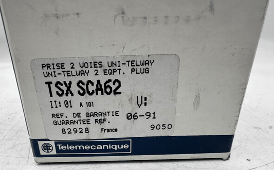 TELEMECANIQUE TSXSCA62 PRISE 2 VOIES UNI - TELWAY - KLR Automation