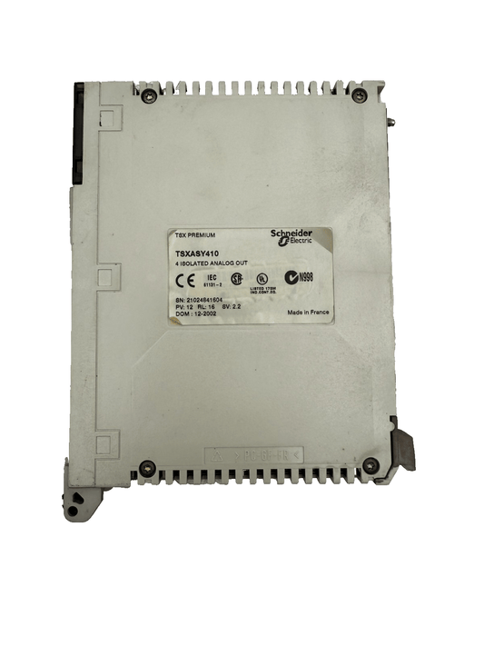 SCHNEIDER ELECTRIC TSXASY410 4 ISOLATED ANALOG OUT - KLR Automation