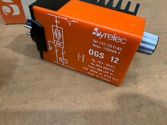 1 x Syrelec Relay OGS 12 new Old Stock - KLR Automation
