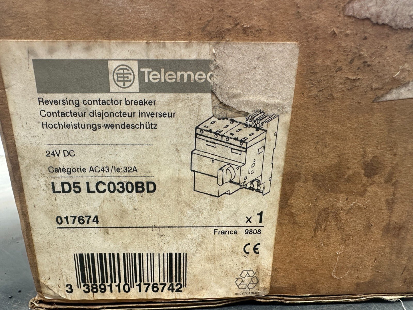 TELEMECANIQUE LD5 LC030BD CONTACTEUR DISJONCTEUR INVERSEUR INTEGRAL 32 017674 - KLR Automation
