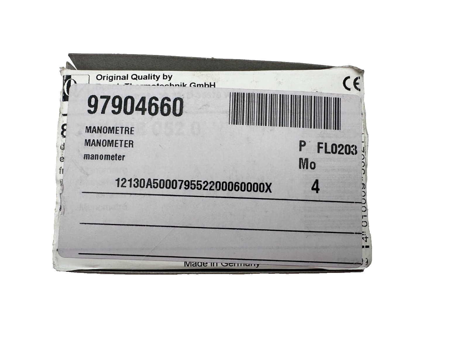 DE DIETRICH 97904660 MANOMETRE 0-4 bar x1pc