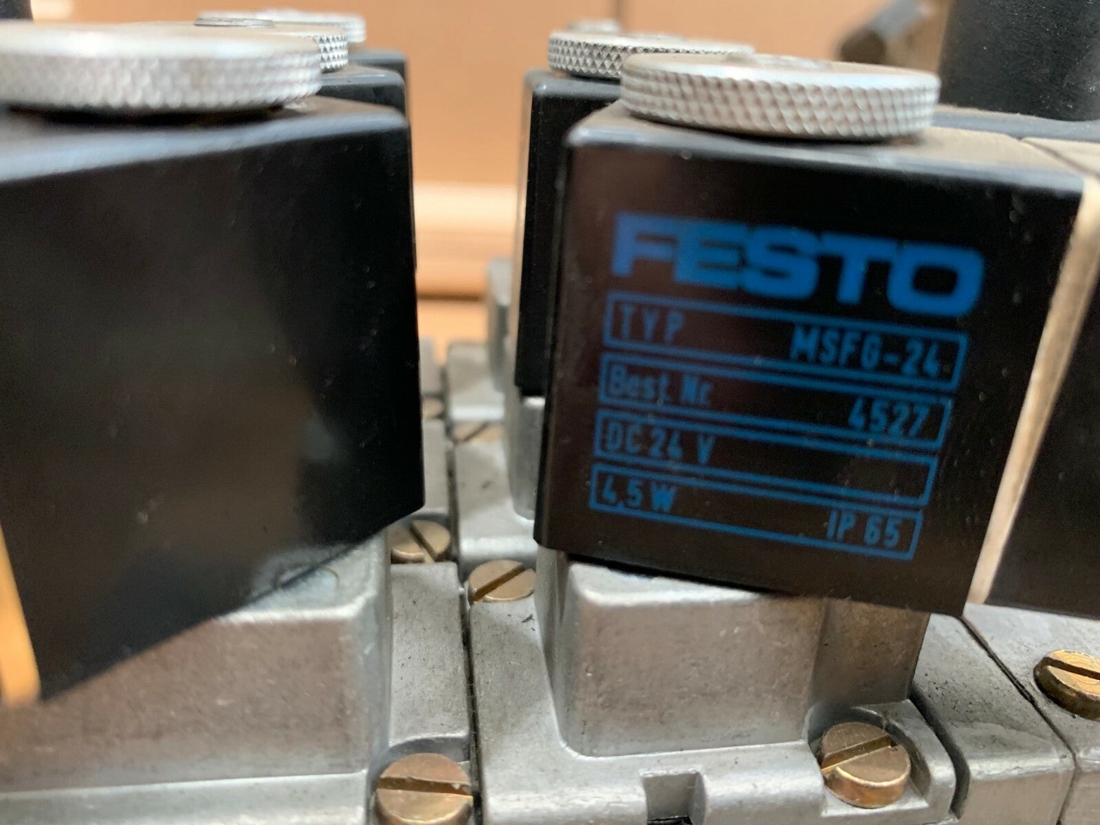  Festo 3pc  CJM-5/2-1/4-FH 6159 + 5pc 4527 MSFG-24