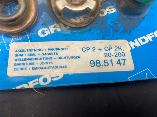 1pc x GRUNDFOS CP 2 + CP 2K 20-200 985147 GARNITURE + JOINTS