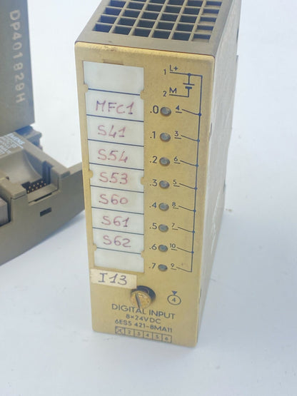 8 pc x Siemens Simatic S5 6ES5 421-8MA11   Digital input Module