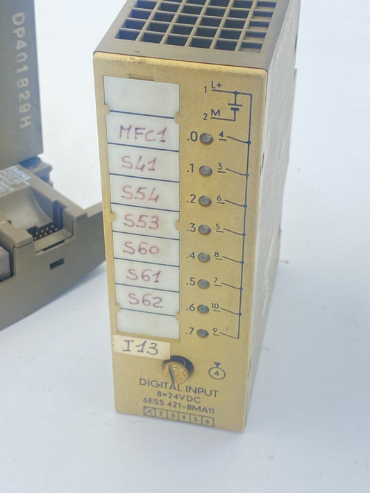 8 pc x Siemens Simatic S5 6ES5 421-8MA11   Digital input Module