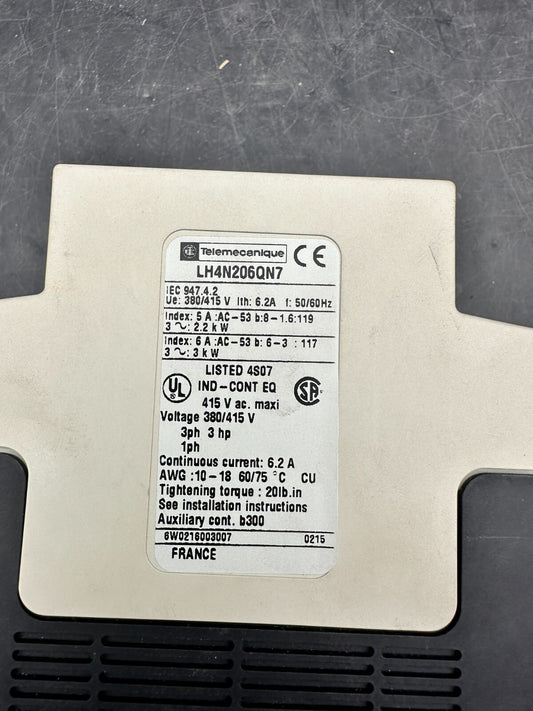 Telemecanique LH4N206QN7 415V Soft Starter/Soft Stop
