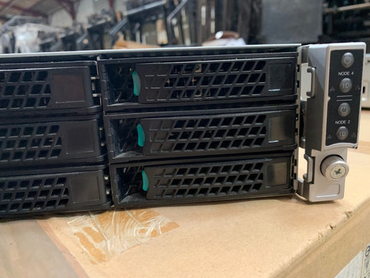 INTEL - SERVER BOARD SYSTEM H2312JFQJR SGL 2U 4 NODE 3.5IN 1200W PSU Chassis 