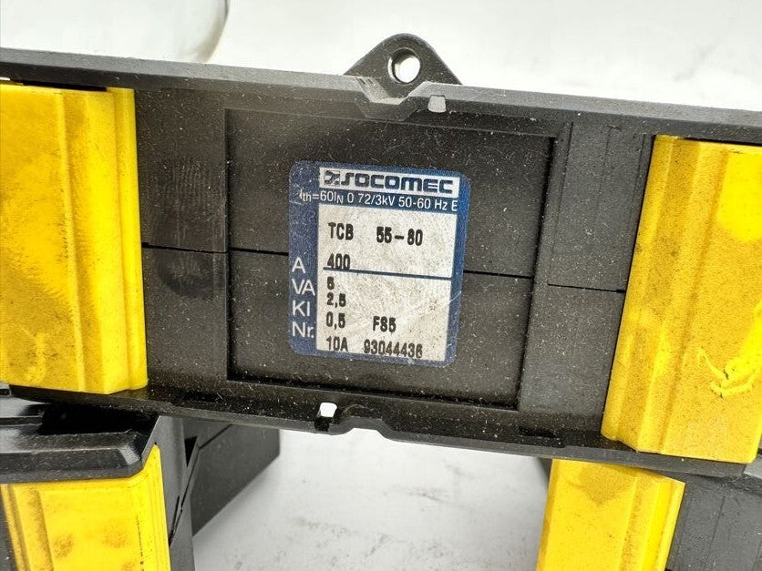 1pc x SOCOMEC TCB 55-80 CURRENT TRANSFORMER F85 93044436