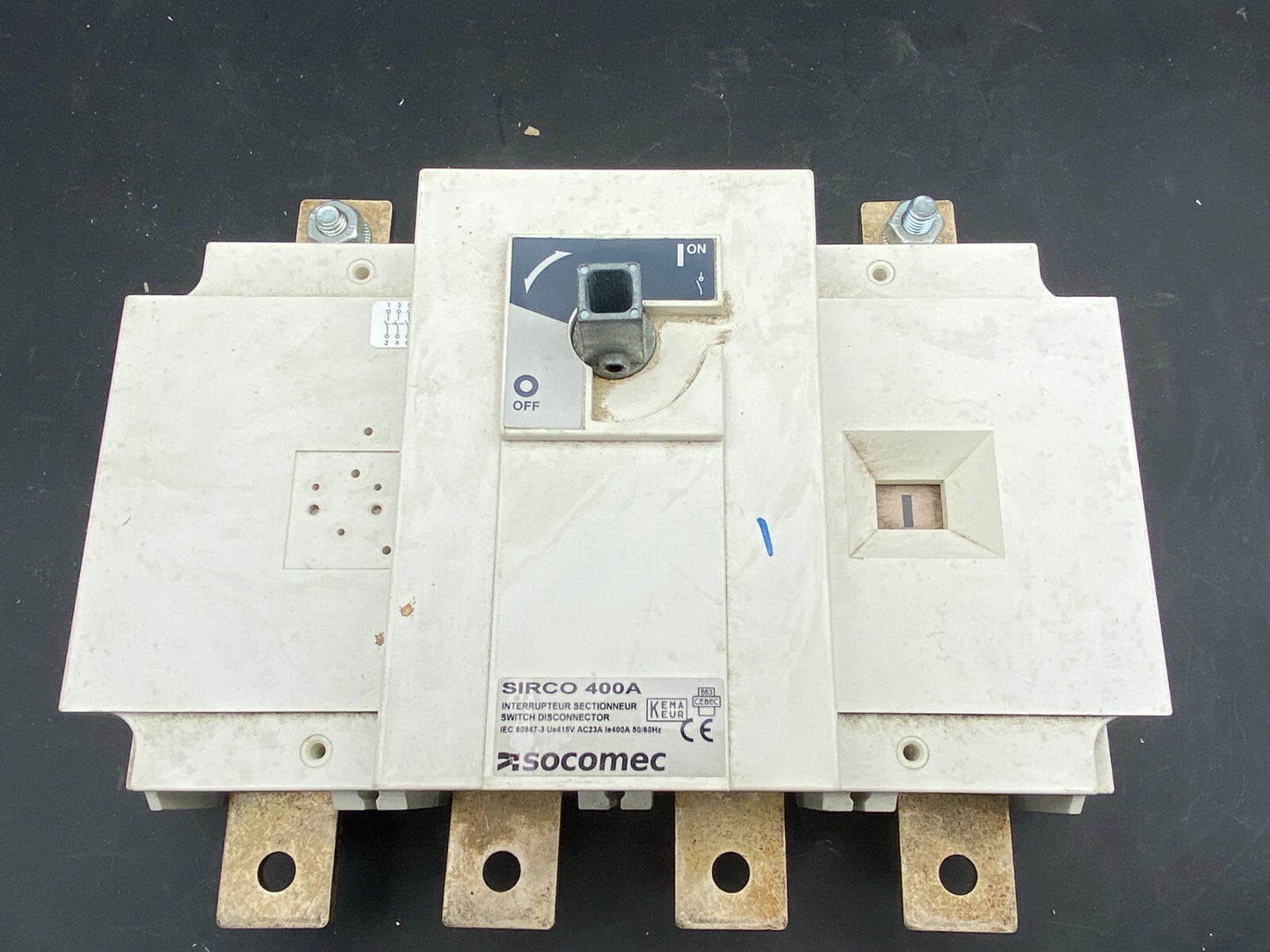 SOCOMEC SIRCO 400A BREAK SWITCH DISCONNECTOR
