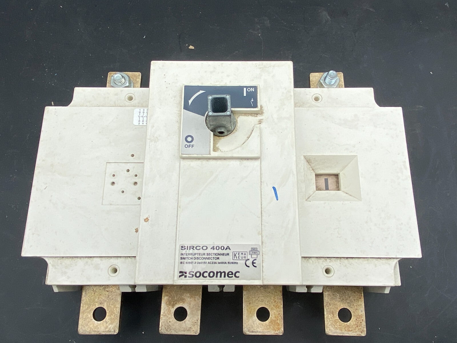 SOCOMEC SIRCO 400A BREAK SWITCH DISCONNECTOR