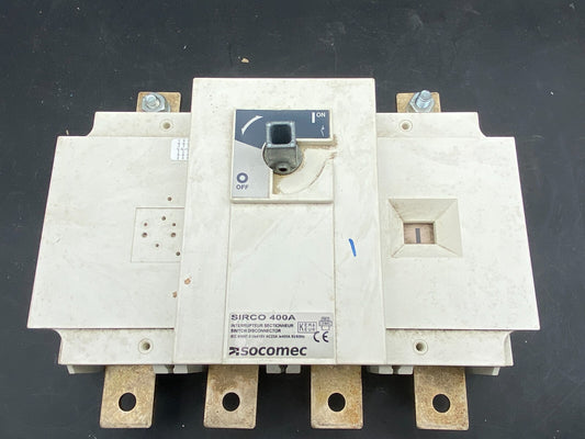 SOCOMEC SIRCO 400A BREAK SWITCH DISCONNECTOR