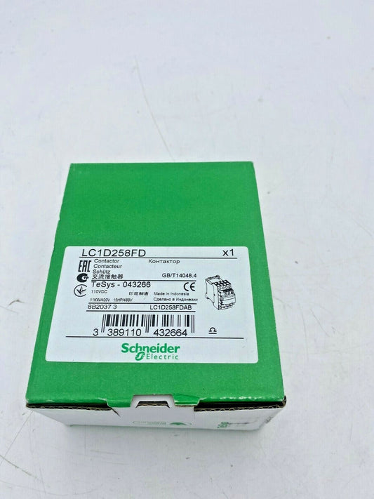 LC1D258FD Schneider Electric série LC1D, 4 pôles , 2 N/O + 2 N/F, 40 A, 110 V c.