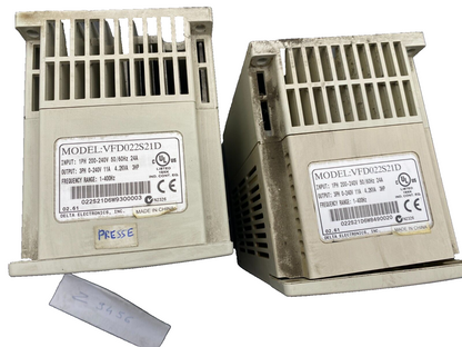 DELTA VFD022S21D 200-240V 1PH 24A x1pc
