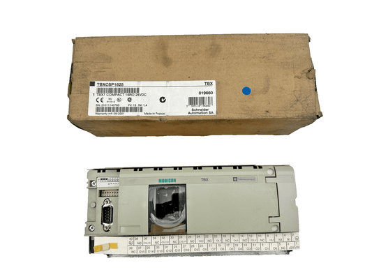 SCHNEIDER AUTOMATION TBXCSP1625 MODICON TBX7 COMPACT 16RO 24VDC NEW OLD STOCK x1 - KLR Automation