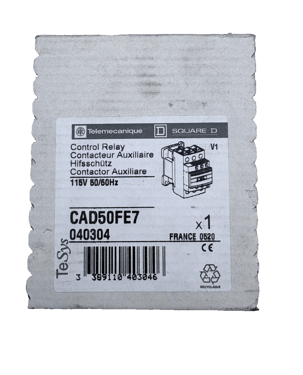 SCHNEIDER ELECTRIC CONTACTEUR AUXILIAIRE CAD50FE7 x1 - KLR Automation