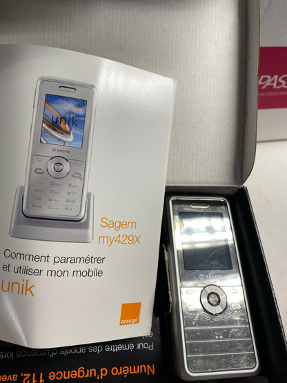 sagem my429X Phone Old Stock Rare collectors Mobile Phone GSM 
