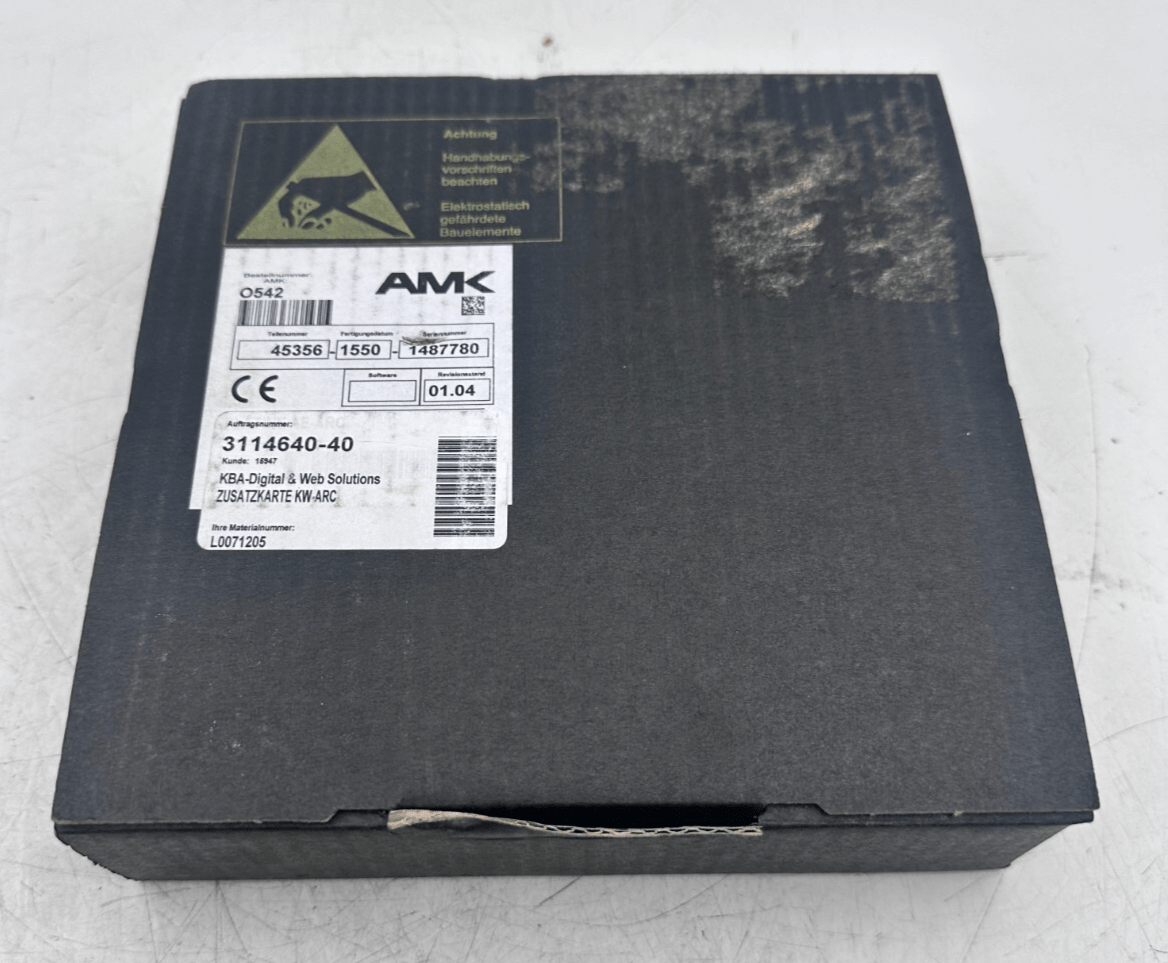 AMK KW - ARC AMKASYN SERVO INVERTER KE/KW OPTION CARD ARCNET KW - ARC - KLR Automation