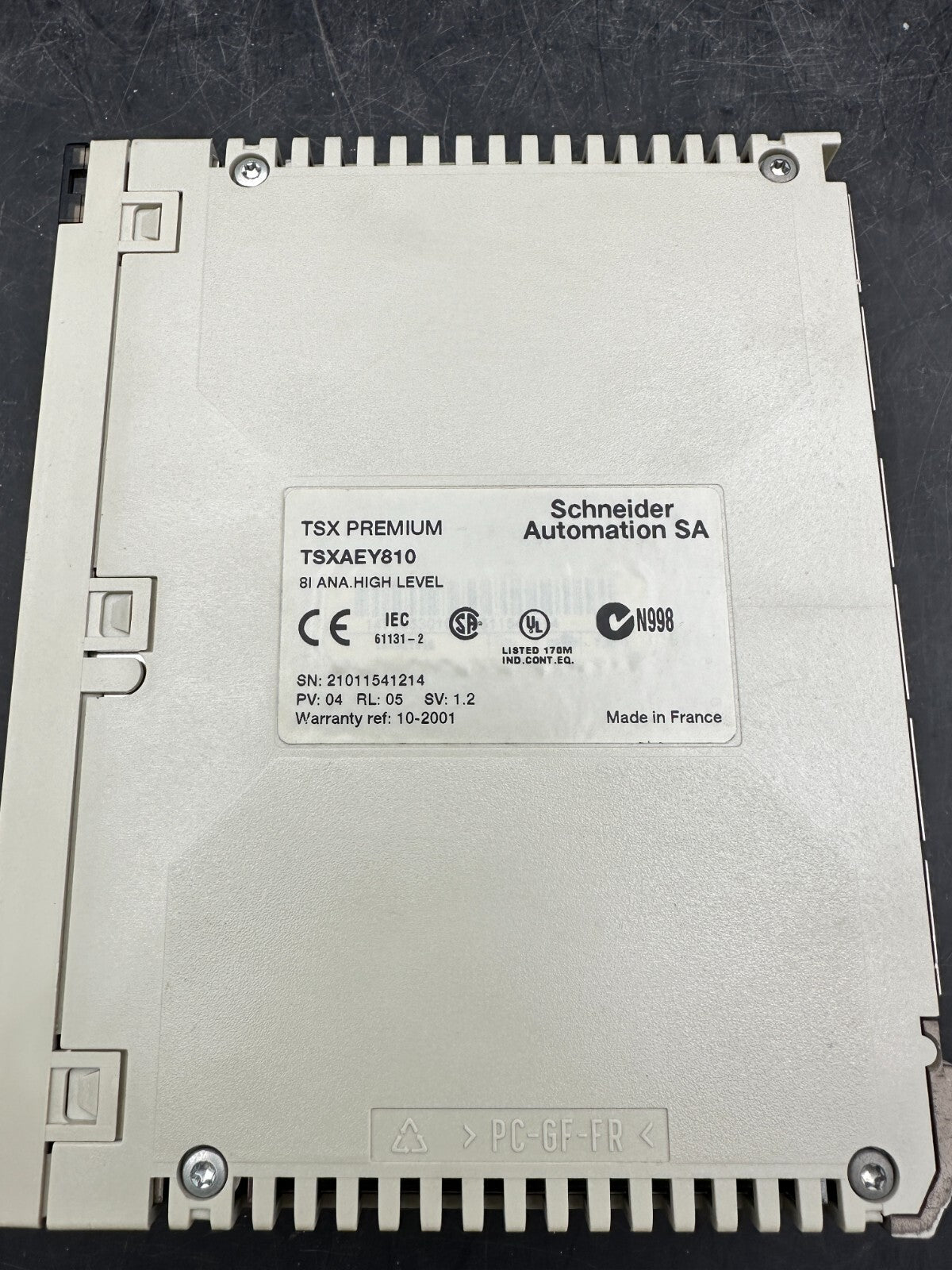 1pc x Schneider Electric TSXAEY810 Modicon Premium Analog ASY810 - KLR Automation