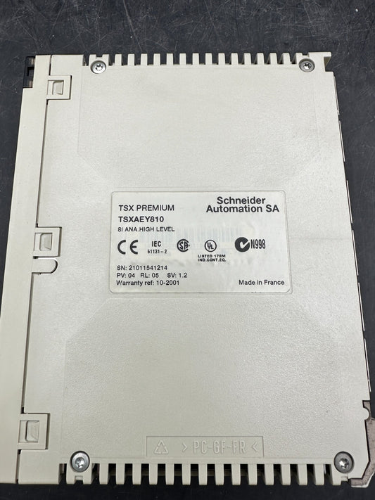 1pc x Schneider Electric TSXAEY810 Modicon Premium Analog ASY810 - KLR Automation