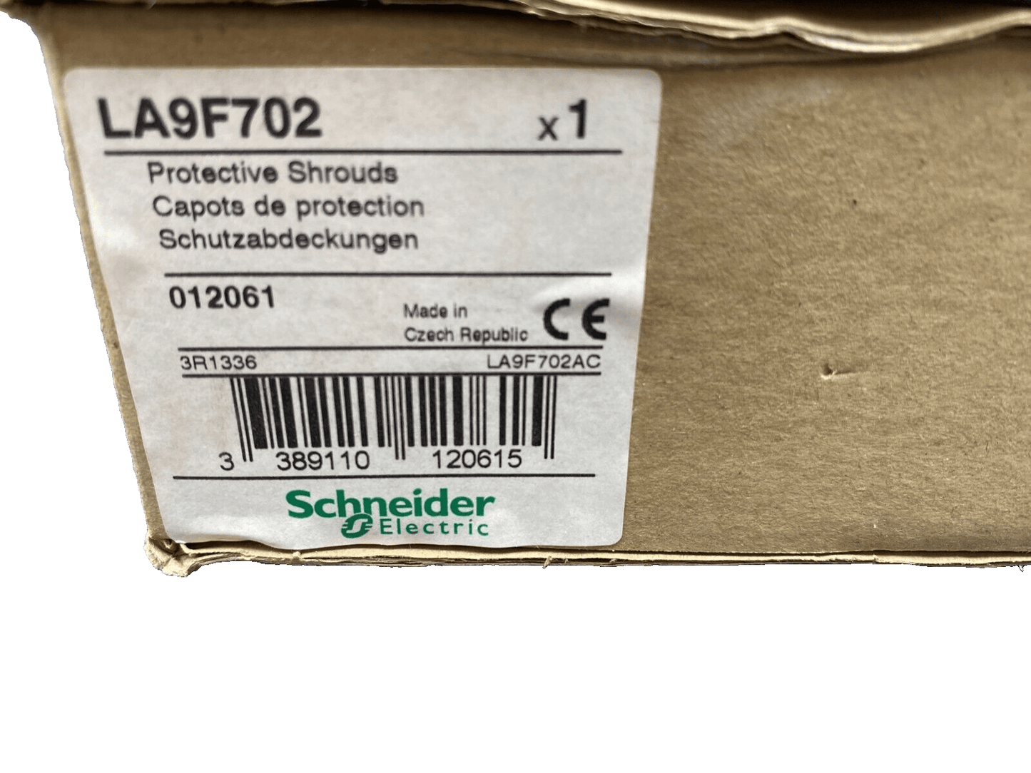 SCHNEIDER ELECTRIC LA9F702 CAPOTS POUR FG3P x 18pc - KLR Automation