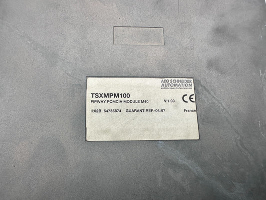 SCHNEIDER AUTOMATION TSXMPM100 TSX MPM100 FIPWAY PCMCIA MODULE M40 - KLR Automation