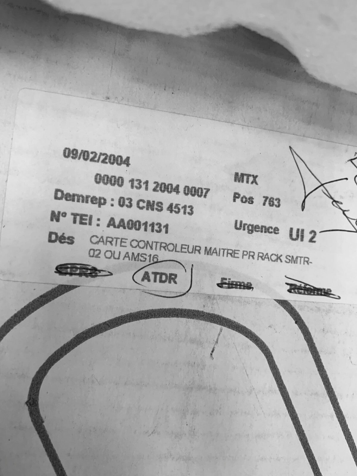 CXR Carte control AMS 16 CF1 controleur 65604 019 AMS16 - KLR Automation