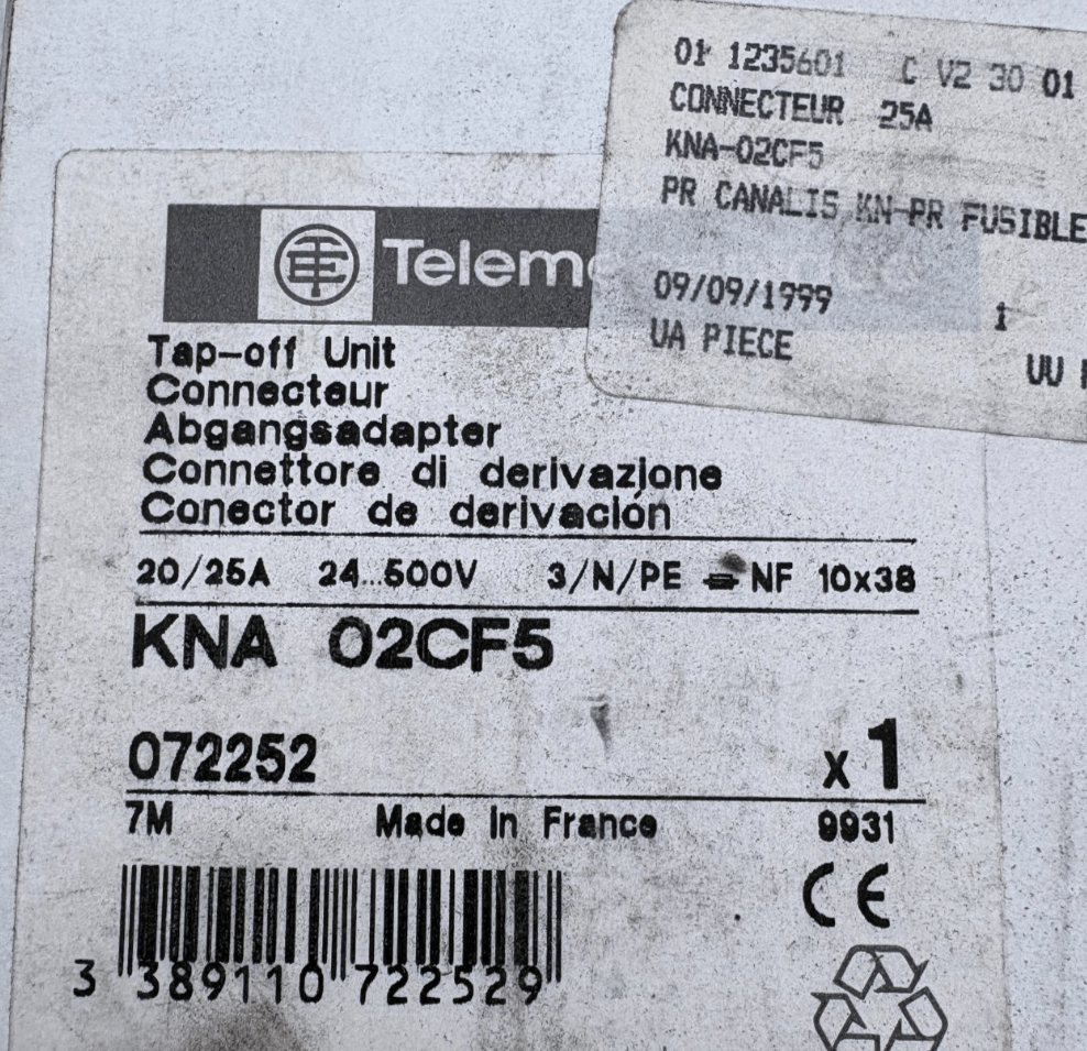 TELEMECANIQUE KNA 02CF5 072252 x1 - KLR Automation