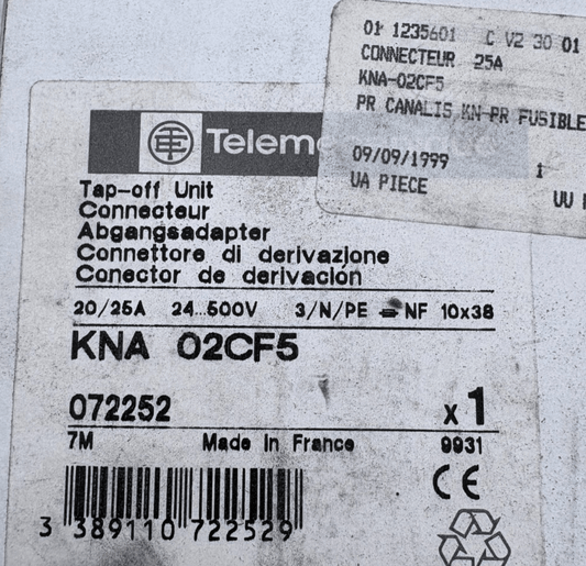 TELEMECANIQUE KNA 02CF5 072252 x1 - KLR Automation
