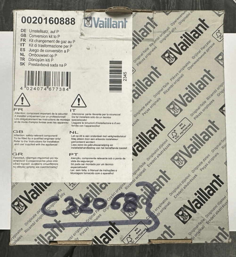 VAILLANT 0020160888 KIT CHANGEMENT DE GAZ AU P - KLR Automation