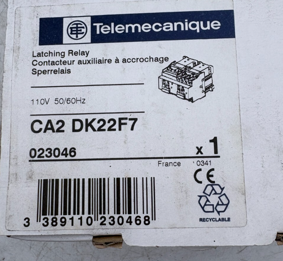 SCHNEIDER ELECTRIC CONTACTEUR AUXILIAIRE CA2 DK 122F7 x1