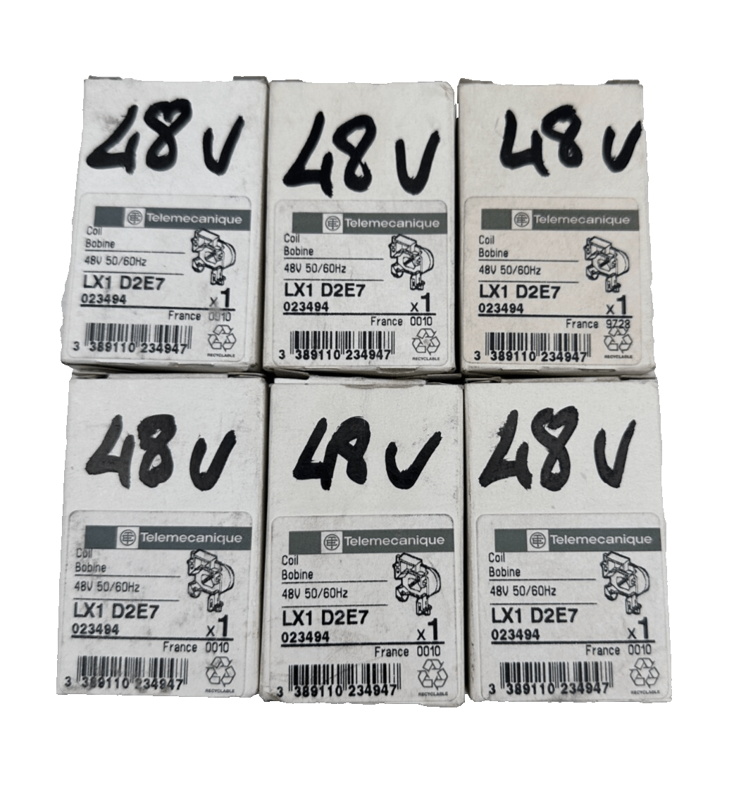 TELEMECANIQUE LX1D2E7 LX1 D2E7 023494 BOBINE x6pc - KLR Automation