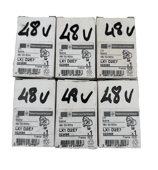 TELEMECANIQUE LX1D2E7 LX1 D2E7 023494 BOBINE x6pc - KLR Automation