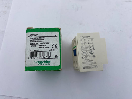 1pc x SCHNEIDER ELECTRIC LADN22 TESYS 038403 ADDITIF INSTANTANE