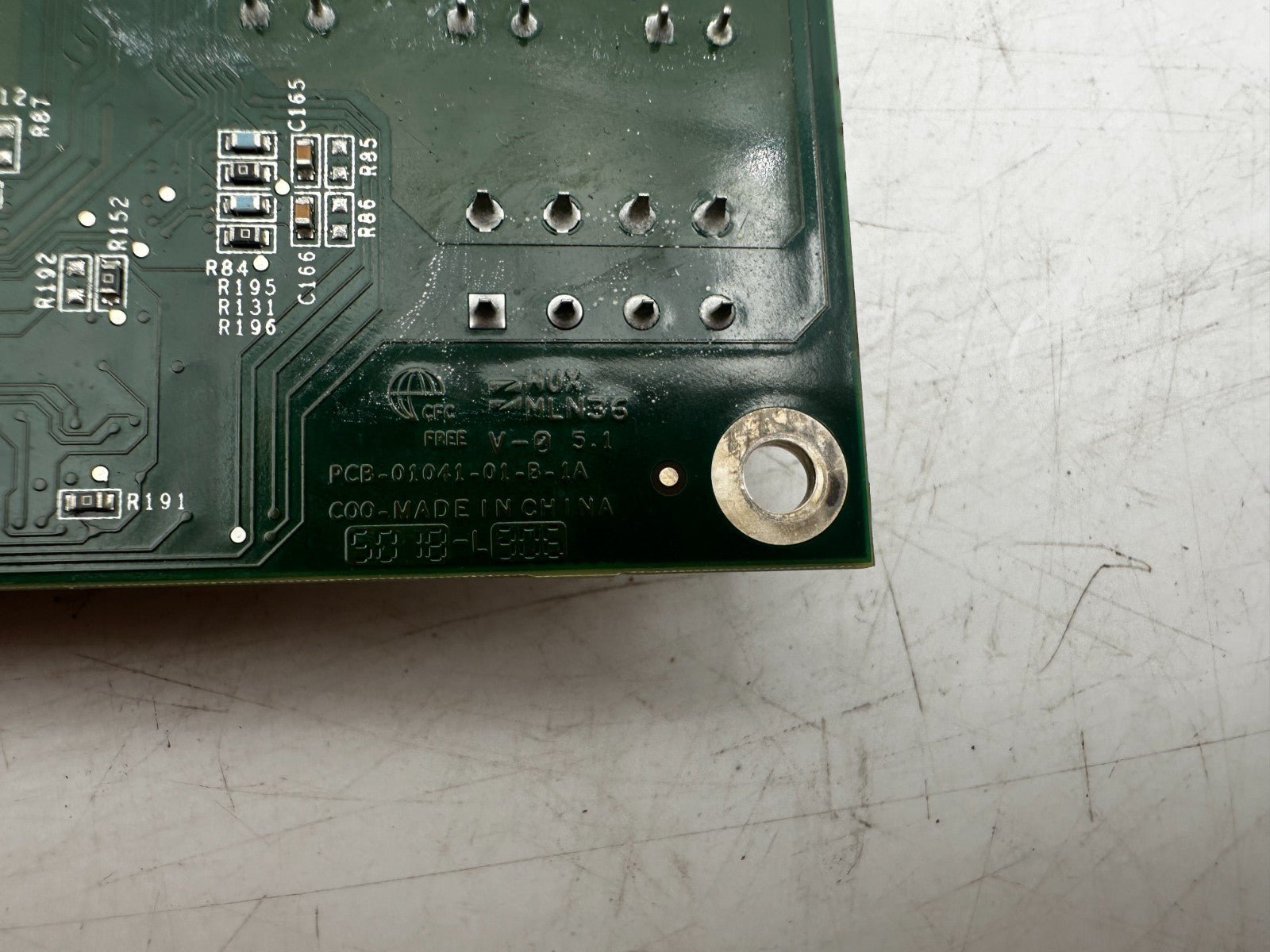 NEWISYS SANMINA PCB - 01041 - 01 - B - 1A Power Distribution card - KLR Automation