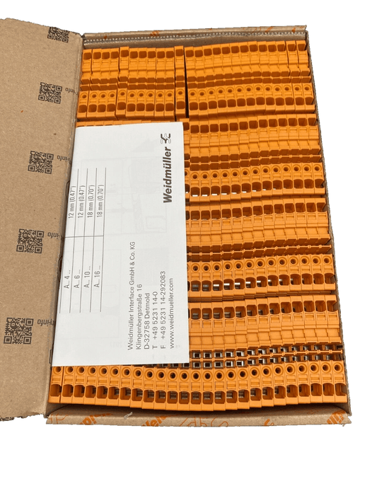 WEIDMULLER 2051230000 BLOC DE JONCTION DE PASSAGE A2C 4 OR x100pc - KLR Automation