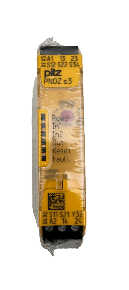 PILZ 750103 PNOZ S3 24VDC 2N/O SAFETY RELAY x1pc - KLR Automation